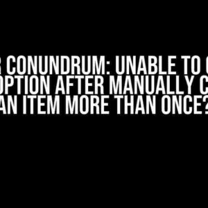 Blazor Conundrum: Unable to Change Select Option after Manually Choosing an Item More than Once?