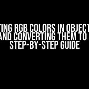 Detecting RGB Colors in Objects with PDFLib and Converting them to CMYK: A Step-by-Step Guide