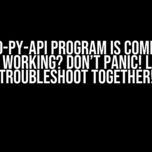 Discord-py-api Program is Completely Not Working? Don’t Panic! Let’s Troubleshoot Together!