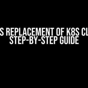 Seamless Replacement of K8s Cluster: A Step-by-Step Guide