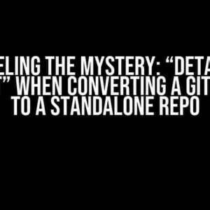 Unraveling the Mystery: “Detach” vs “Extract” when Converting a GitHub Fork to a Standalone Repo